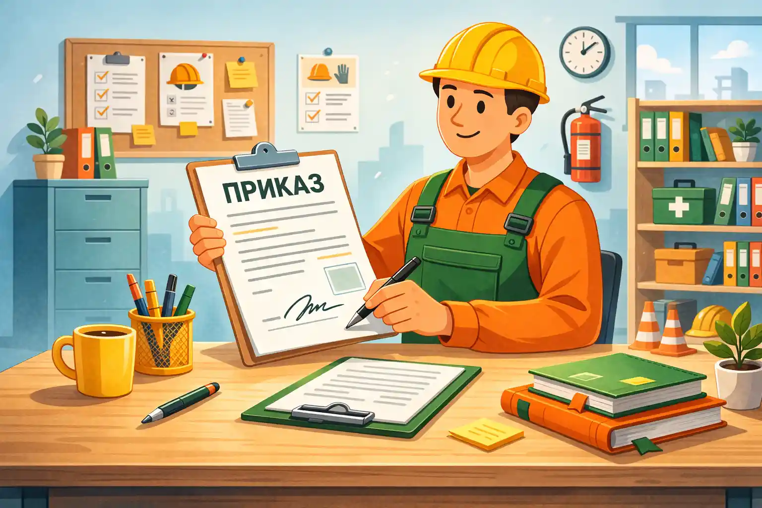 Приказ о назначении ответственного за проведение инструктажей