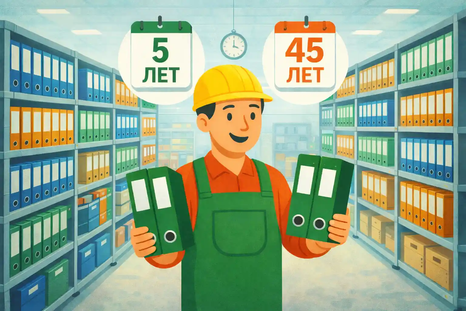 Сроки хранения документов по охране труда